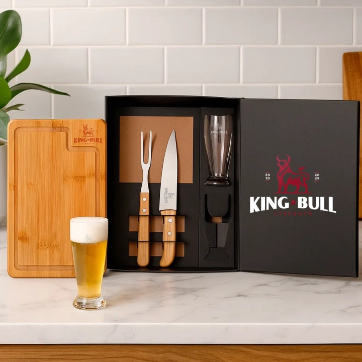 Kit Para Churrasco Com Copos - 5 Pçs