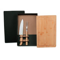 Kit Para Churrasco Em Bambu / Madeira / Inox - 3 Pçs ME-04093